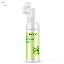 Private Label Organic Aloe Face Wash Foam Moisturizing